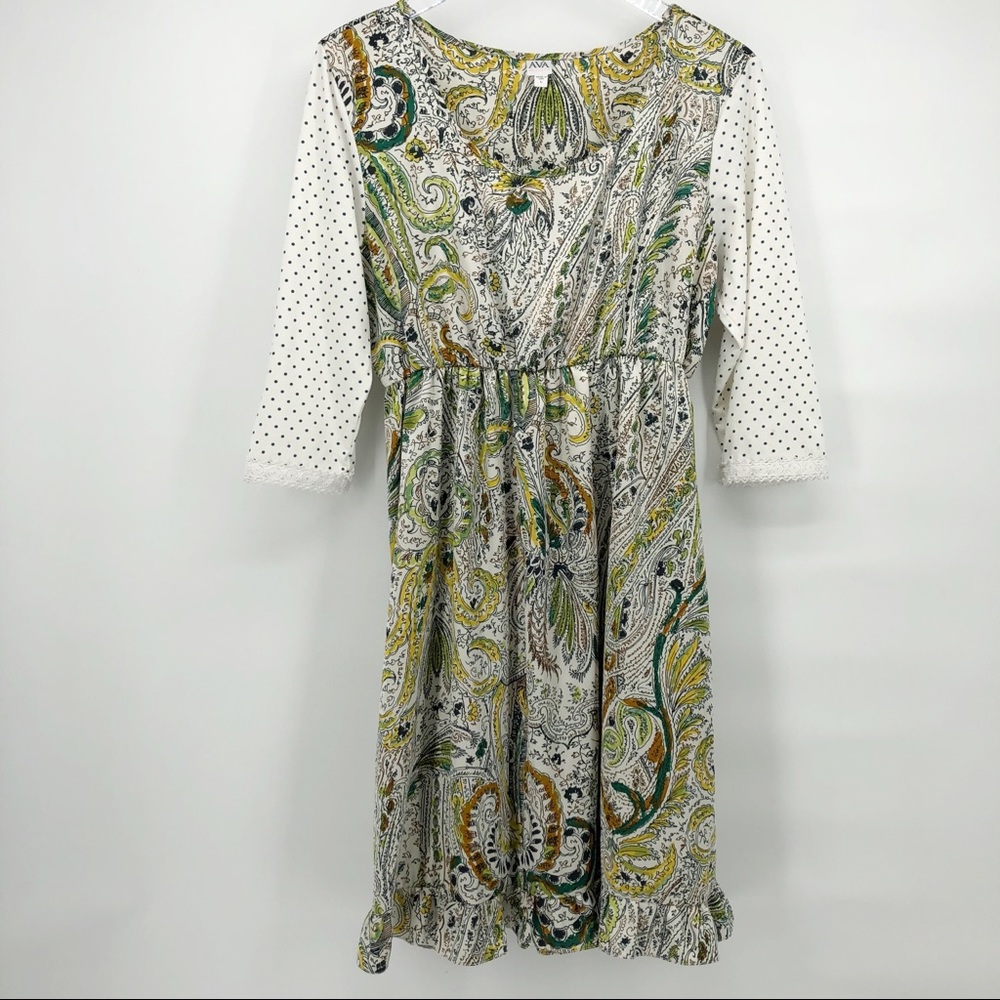 BOHO scoop neck dress